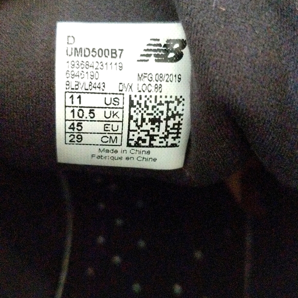 New Balance Racing UMD500B7 Men's Track Shoes - Picture 8 of 8